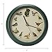 Mark Feldstein, Singing Wild Game Birds of North America Clock, 8 Inch, Green