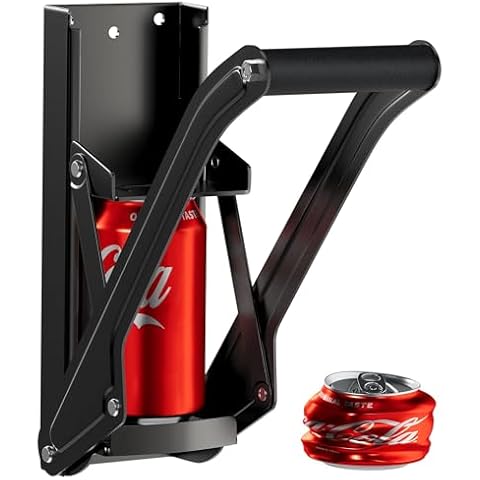 Wall Mounted Can Crusher and Bottle Opener Cover