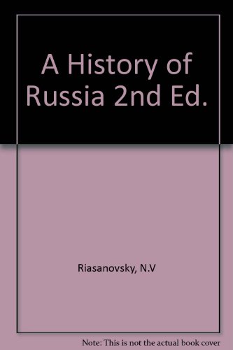 A History of Russia 2nd Ed. B005NQBWCQ Book Cover