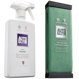 Autoglym AG 310016 Hi-Tech Interior Microfibre, Green & Fast Glass, 500ml