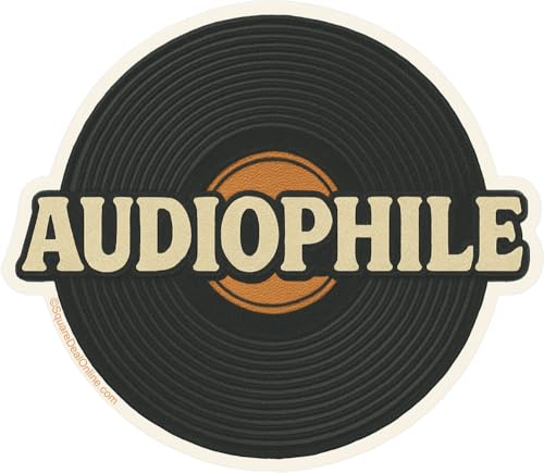 Vinyl Sticker - Audiophile 12" Vinyl Record Waterproof Decal - Made in USA