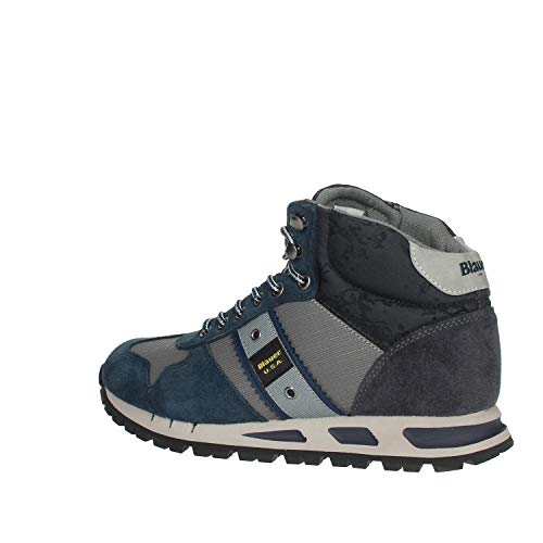 Blauer Uomo Sneakers Suede Grigio MOD