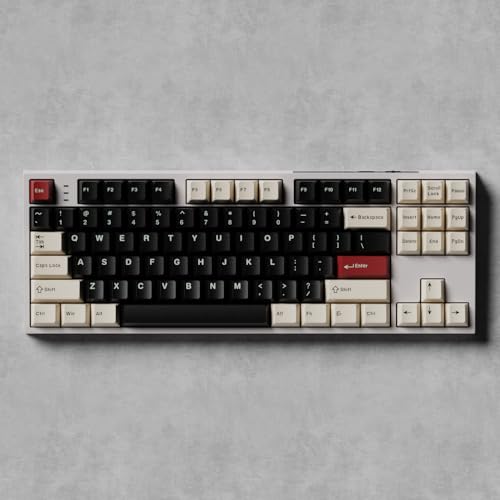 Image of Fogruaden PBT Keycaps Set, Cherry Profile Custom Keycap for Mechanical Keyboard Keycaps(Cherry Luoma)