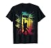 Rock On Bigfoot Sasquatch Loves Rock and Roll Mountain Trees T-Shirt