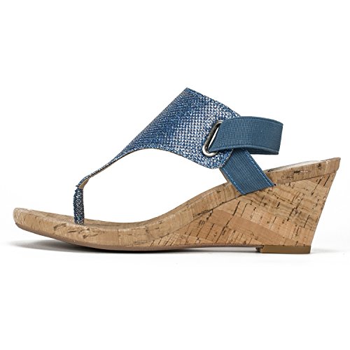Image of WHITE MOUNTAIN Women's All Good Cork Wedge Sandal