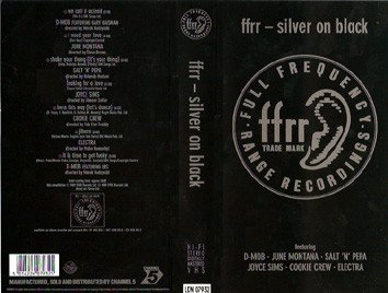 Cinta FFRR - Silver On Black VHS para coleccionistas de música dance