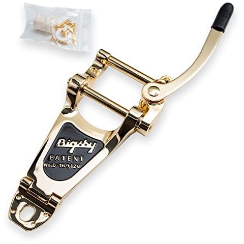 Fender Bigsby B7G Gold Vibrato Tailpiece - Gold Cover