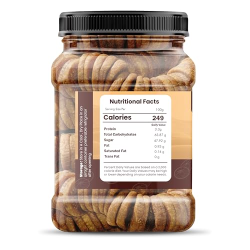 Image of HighFresh Premium Afghani Anjeer 1KG | Soft, Juicy and Naturally Dried Figs Dry Fruits | No Added Sugar | Rich Source Of Fiber | Low in Fat | Healthy Snack