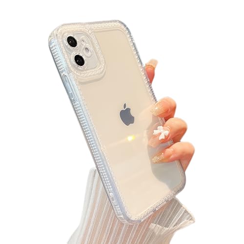 Coque silicone TPU souple pour iPhone 11 - Protection transparente scintillante
