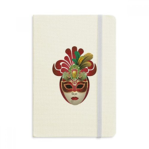 Carnaval de Venise Journal A5 couverture souple en tissu pour notes et croquis