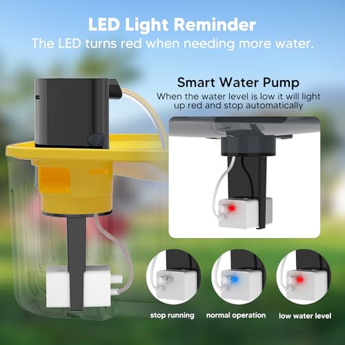 Kittyspout Kabelloser Trinkbrunnen für Katzen und Hunde, 8L Großer Wasserspender mit Bewegungsmelder, 4000 mAh Akku, Leiser Pumpe & Aktivkohlefilter