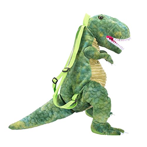 Sac à dos dinosaure vert enfant avec bretelles confortables réglables