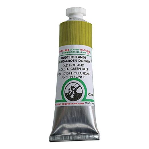Old Holland Classic Oil Colours Old Holland golden green deep 40 ml 298 by Old Holland