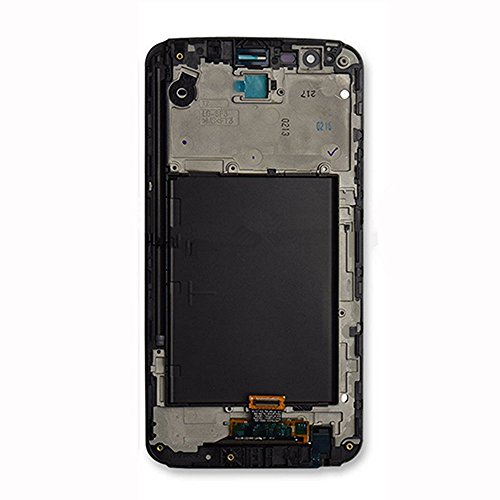 LCD Display Digitizer Touch Screen Assembly for LG Stylo 3 LS777 (Black w/Frame)