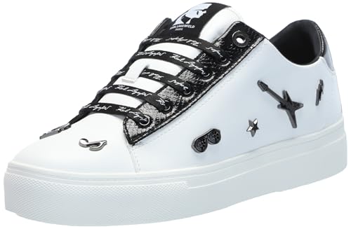 Image of Karl Lagerfeld Women's Cate Pins Lace Up Sneaker