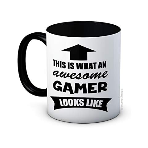 This is What an Awesome Gamer Looks Like - Ceramic Coffee Mug Cover
