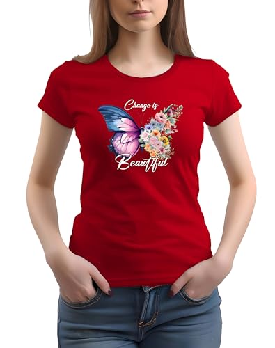 Image of XENOVAURBAN Women's 100% Cotton Printed Regular fit Round Neck T-Shirt WMN-02