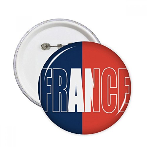 Badge bouton rond France idéal pour accessoiriser une veste lors des fêtes
