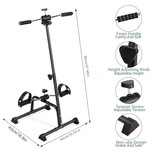 Bicicleta Pedal Exerciser para Ejercicio de Brazos y Piernas miniatura 7