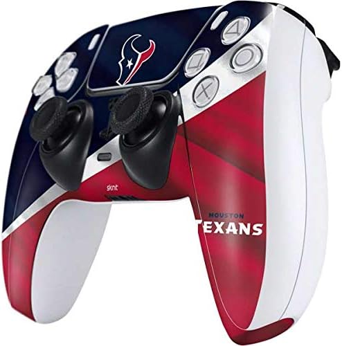 Skinit Decal Gaming Skin Compatible with PS5 Controller - Officially Licensed NFL Houston Texans Design