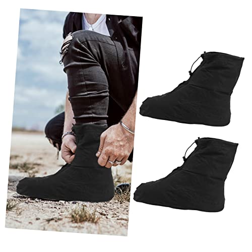 Cubrebota Impermeable para Bicicleta Negro miniatura 7