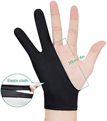 Parblo PR-01 Two-Finger Glove x 2 for Graphics Drawing Tablet Light Box Tracing Light Pad