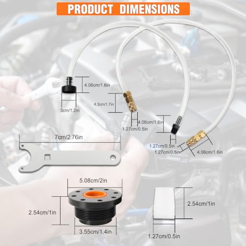 Image of HS5157 Front Mount Hydraulic Steering Cylinder Seal Kit | Bleed Kit Included, For SeaStar HC5345, For SeaStar HC6755