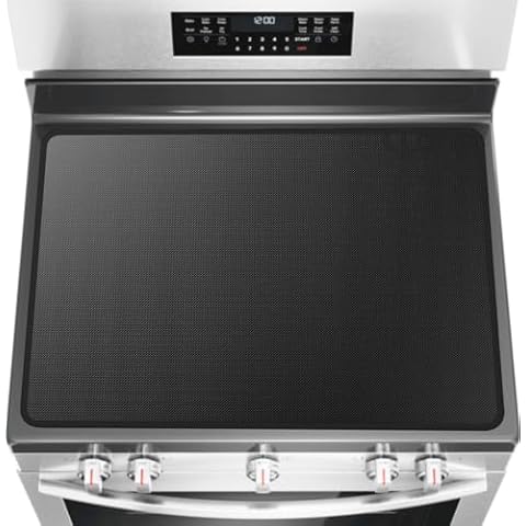 Electric Stove Top Cover - 29.5 * 21Inch 1mm Extra Thick Silicone Coated Fiberglass Heat Resistant Glass Ceramic Stovetop Protector Mat, Prevents Scratching, Expands Usable Space Cover