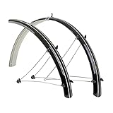 Radschutz Satz Author 28 Zoll Fahrrad Schutzblech Set Kunststoff schwarz 45mm