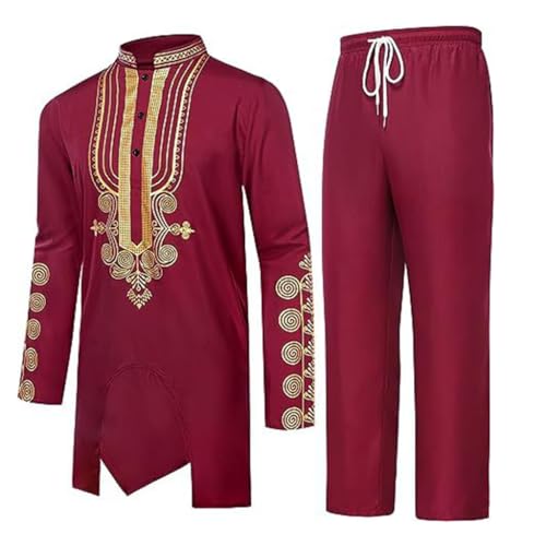Vêtements traditionnels pour mariages et cérémonies ensemble africain dashiki homme