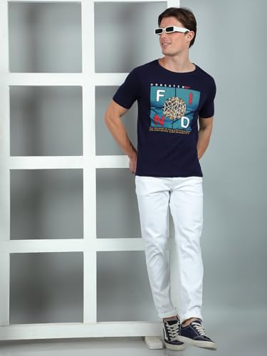 Image of Dollar Pack of 1 Cotton Printed Men Tshirt