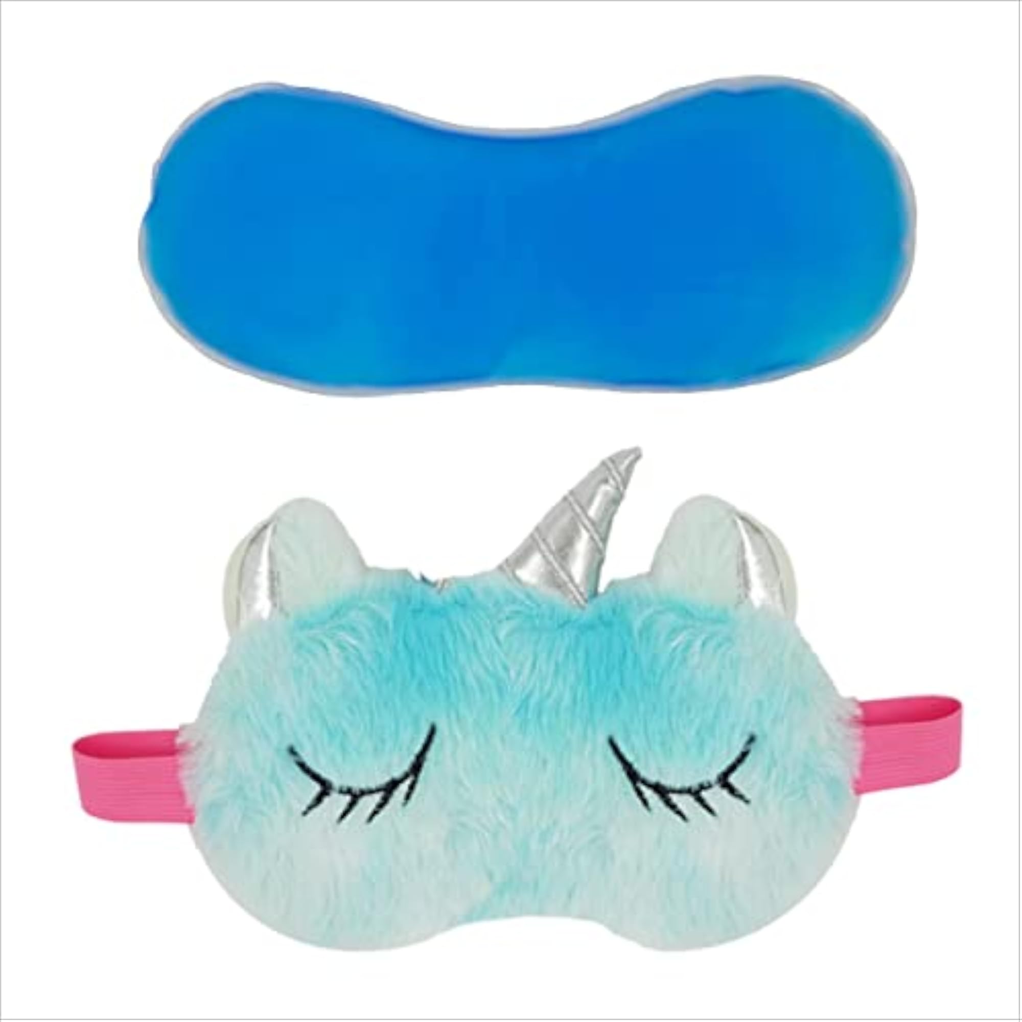 Unicorn Fur Sleeping Mask, Cute Plush Eye Mask Gift