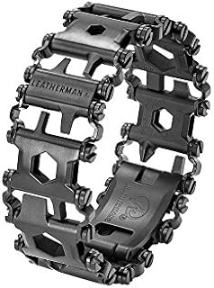 LEATHERMAN, Tread Bracelet, The Original Travel Friendly Wearable Multitool, Black