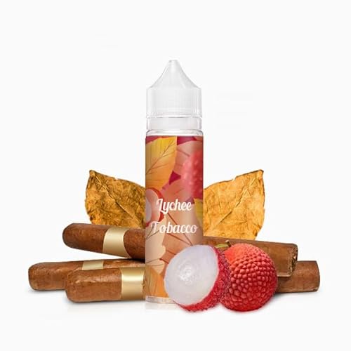 HiLIQ 電子タバコ Lychee Tobacco リキッド フレーバー30ml/60ml VG:PG(50:50)大容量 安全 禁煙 フレーバーリキッド リキッドフレーバー 電子タバコ用リキッド ニコチン0 タール0 電子シーシャ 吸いごたえ最強 (6