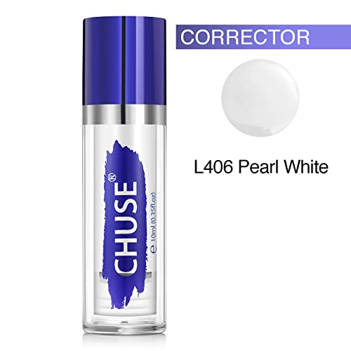 CHUSE PMU Mixing Corrector Pigments 0.35oz/10ml (L406 Pearl White) - Image 2