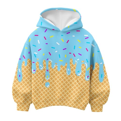 Sweat à capuche pratique pour garçons style graphique moderne - 3