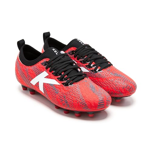 Botas de fútbol Kelme Pulse MG rojas para césped artificial 2