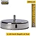 Drilax 5 Inch Diamond Hole Saw Drill Bit for Porcelain Tile, Granite, Glass & Ceramic - Heavy Duty Steel Core Cutter for Recessed Lighting, Shower Valves, and Toilet Flanges