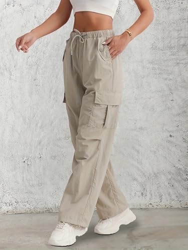 Image of LITZO Cotton Cargo Pants for Women || Womens Cargo Pant (L-51-55)