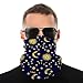 Produktbild li Sun Moon Stars Halswärmer Sturmhaube Bandana für Raves, Staub, Fahrradfahren, Motorrad, Outdoor-Aktivitäten Half Face Bandanas Sturmhaube