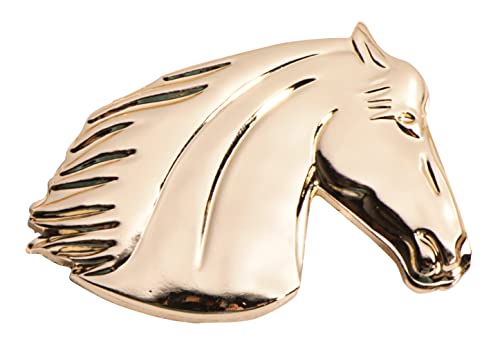 Anderson's 3D Molded Gold Mustang/Horse Head School Mascot Lapel Pin Pack, Set of 25, School Spirit, Awards