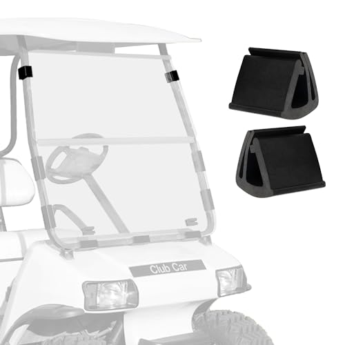 Golf Cart Windshield Retaining Clips?Windshield Clips Suitable for Club Car, Yamaha, EZGO, Replacement Part OEM#: 102005801, Set of 2