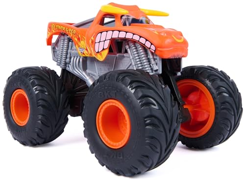 Monster Jam - Monster Truck El Toro Loco Rev ‘N Roar con Sonidos y Tracción a Las 4 Ruedas, Escala 1:15 - Coches para Niños - Juguetes Niños 3 años + - Juegos Infantiles