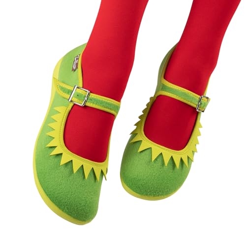 Image of Hot Chocolate Design Women's Mary Jane Flat Shoes - Mary Jane Flat Dress Shoes with Non-Marking Rubber Sole Adjustable Buckle-Strap, Adjustable Buckle-Strap and Cushioned Inner Sole with Arch Support