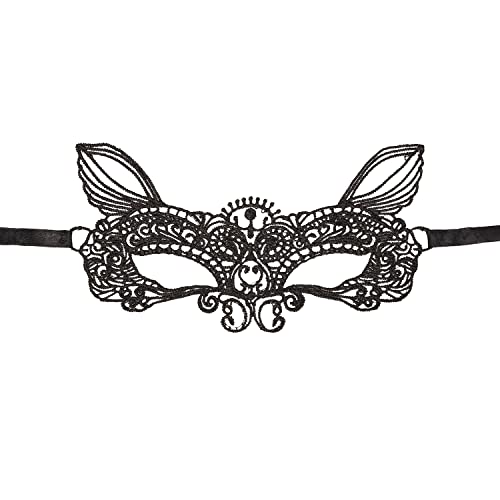 Jomnvo Máscara de ojos de encaje para mujer y niña, máscara de máscaras, elegante, para fiesta de disfraces de Halloween, color 7), talla única Cover