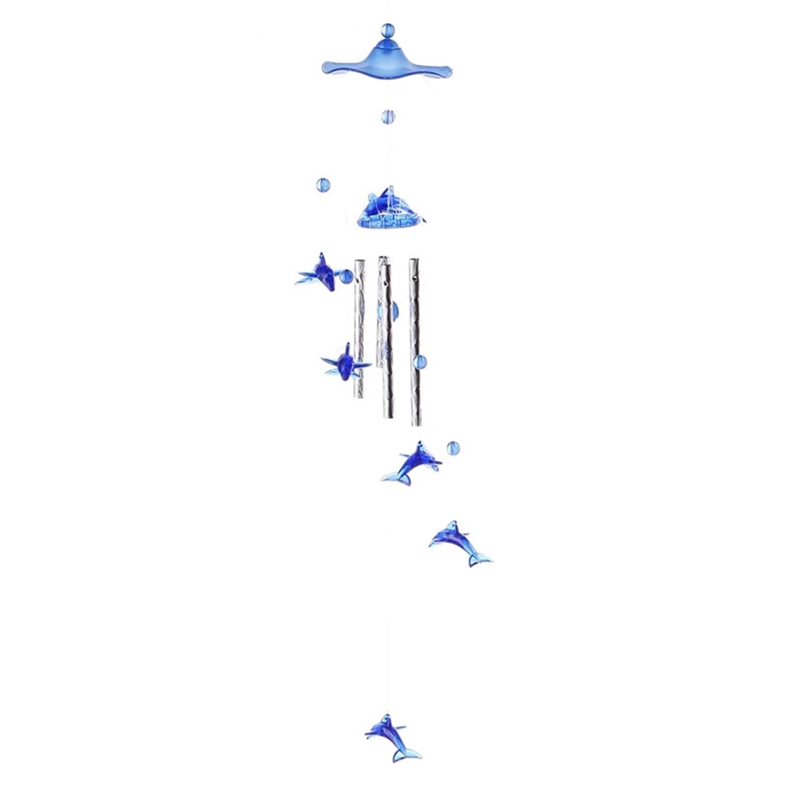 Wind Chime 2 Pcs Lucky Wind Chimes Star Decoration Bell For Outdoor Home Decorative