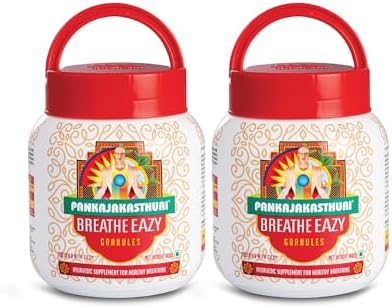 Pankajakasthuri - Breathe Eazy Granules -For Cough, Cold, Sinus and Bronchitis (400gms Pack of 2)
