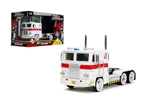 Jada Transformers G1 Optimus Prime Big Rig 1:24 Escala miniatura 1