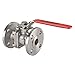 Keckley Company BVF2RF4FSSRGSL-300 BVF2 Ball Valves, 300 Flanged Cast Stainless Steel Full Port, 3" ID