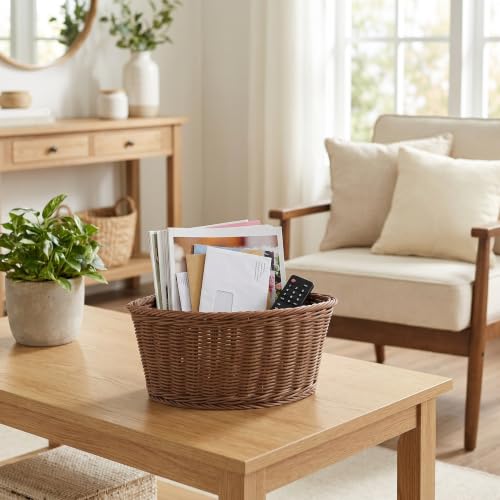 Cesta de almacenamiento triangular para ordenar el baño y el escritorio, pack de 2 7
